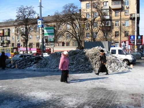 Запорожье в ледовых буграх и полях (ФОТО), фото-4 Запорожье в ледовых буграх и полях (ФОТО), фото-4