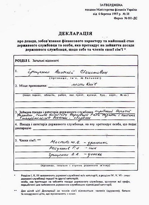 Экс-министр обороны обнародовал Декларацию о доходах за 20..., фото-1 Экс-министр обороны обнародовал Декларацию о доходах за 2010 год, фото-1