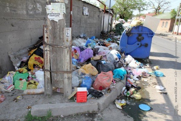 Первомайский подарок от мэрии Симферополя: с улиц города н..., фото-5 Первомайский подарок от мэрии Симферополя: с улиц города не вывозят мусор (ФОТО), фото-5