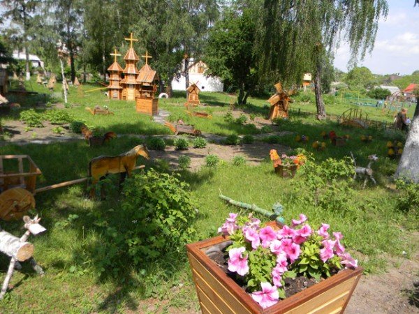 Казково-козацьке містечко, подароване школі-інтернату її ви..., фото-2 Казково-козацьке містечко, подароване школі-інтернату її вихованцями, фото-2