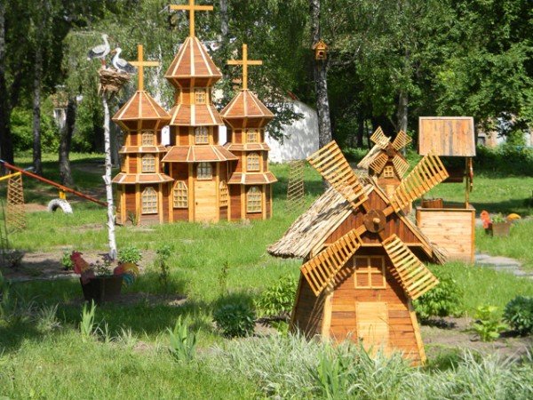 Казково-козацьке містечко, подароване школі-інтернату її ви..., фото-4 Казково-козацьке містечко, подароване школі-інтернату її вихованцями, фото-4