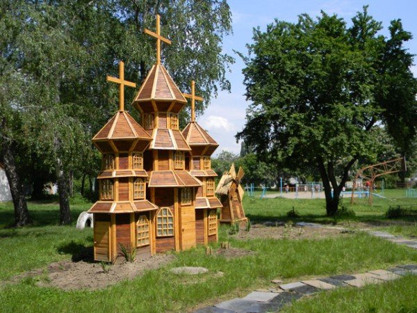 Казково-козацьке містечко, подароване школі-інтернату її ви..., фото-6 Казково-козацьке містечко, подароване школі-інтернату її вихованцями, фото-6