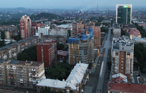Закат в Донецке с высоты птичьего полета (фото), фото-7 Закат в Донецке с высоты птичьего полета (фото), фото-7