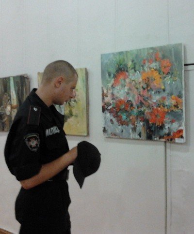Свою выставку в Симферополе художник из Луганска адресовал милиции (фото), фото-9