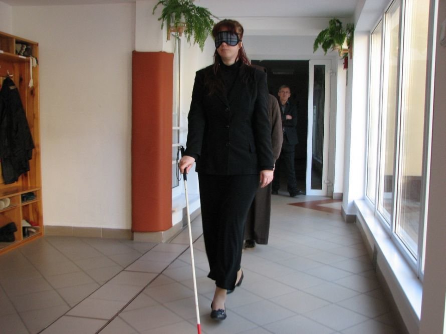 Світ сліпих стає ближчим для зрячих у Львові, фото-1 Світ сліпих стає ближчим для зрячих у Львові, фото-1