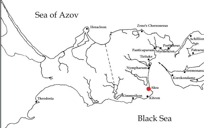 карта Крыма и Акра на ней карта Крыма и Акра на ней