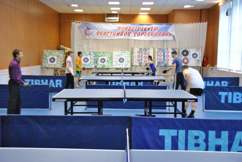 Соревнования по настольному теннису в городе Пушкин, Царское Село