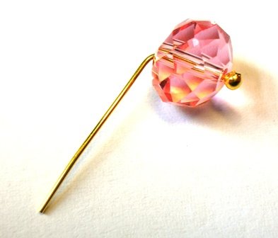Серьги из бусин, закрепление пина, шаг 1 Серьги из бусин, закрепление пина, шаг 1