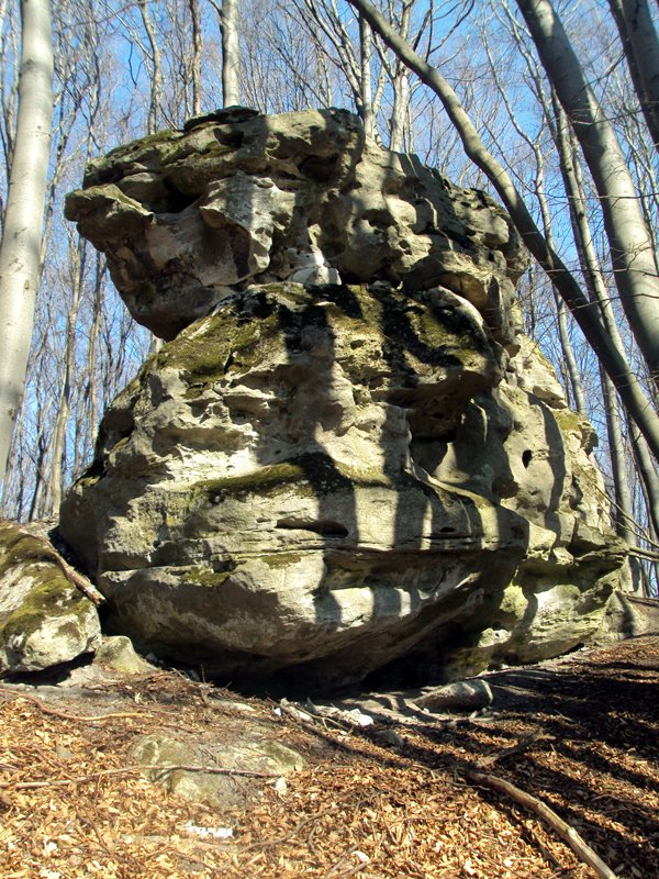 Скеля старих гір на горі Збараж Скеля старих гір на горі Збараж