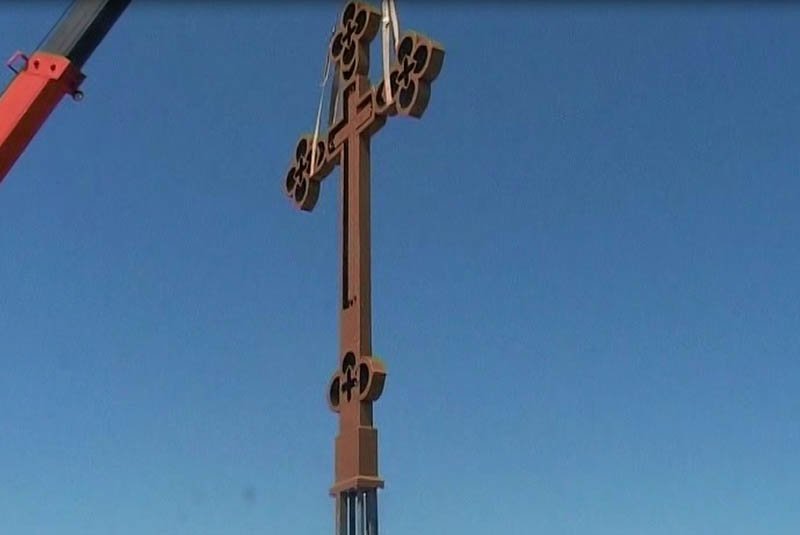 Пять лет назад в станице Чамлыкской Лабинского района установлен Поклонный крест