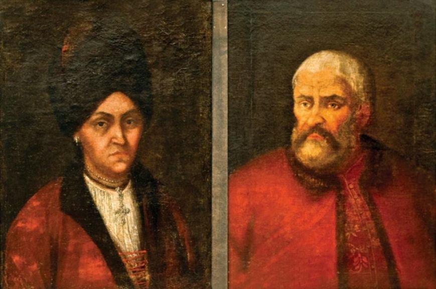 нев.худ. Портрет Олени та Гната Галаганів нев.худ. Портрет Олени та Гната Галаганів