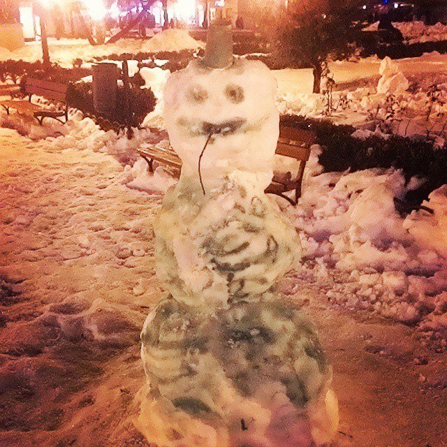 Фотоподборка: самые смешные снеговики, созданные руками одесситов (ФОТО) (фото) - фото 12