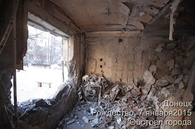 Рождественские «подарки». Обстрел Донецка 7 января (фото) (фото) - фото 2