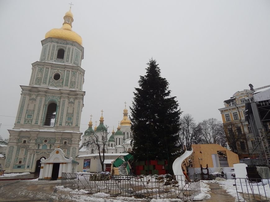 В Киеве раздевают главную елку страны (ФОТОРЕПОРТАЖ) (фото) - фото 1 В Киеве раздевают главную елку страны (ФОТОРЕПОРТАЖ) (фото) - фото 1