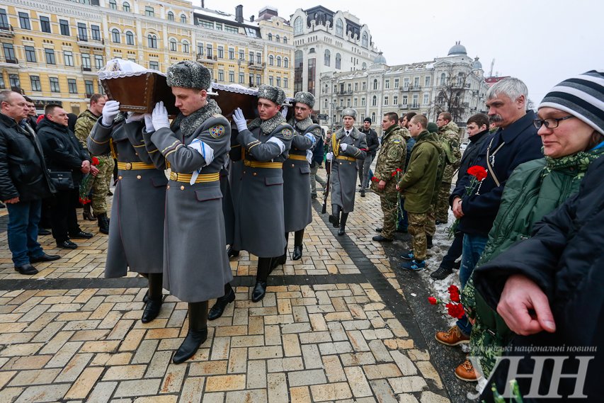 В Киеве простились с бойцом «Святой Марии В Киеве простились с бойцом «Святой Марии