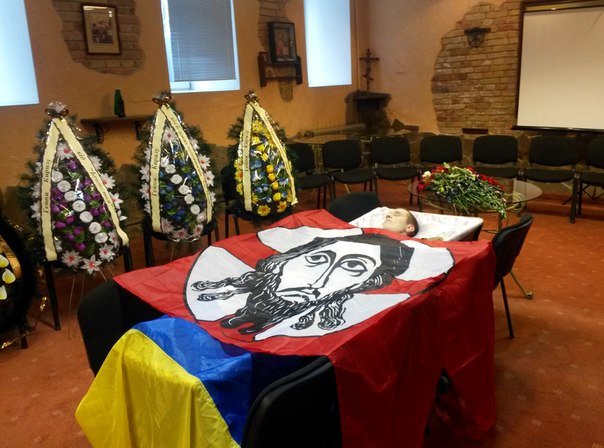 В Киеве простились с бойцом «Святой Марии В Киеве простились с бойцом «Святой Марии