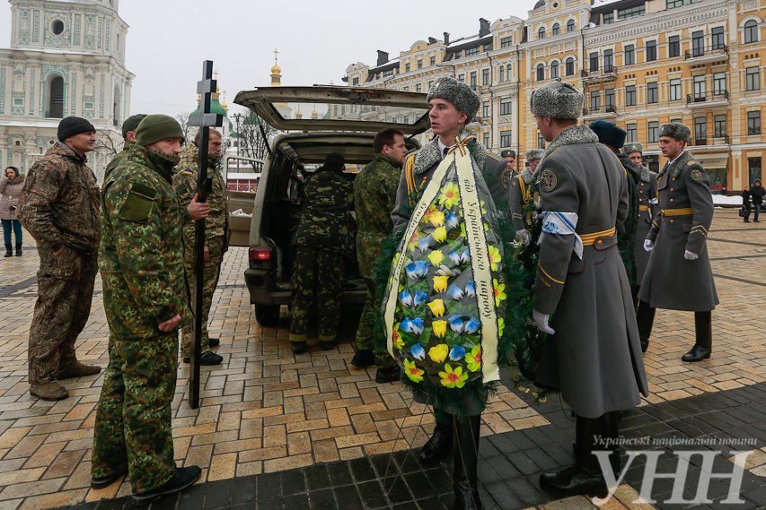 В Киеве простились с бойцом «Святой Марии В Киеве простились с бойцом «Святой Марии