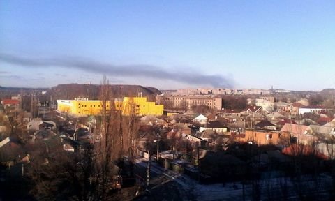 Дым от горящего магистрального газопровода у Углегорской ТЭС виден даже из Горловки (фото) - фото 1 Дым от горящего магистрального газопровода у Углегорской ТЭС виден даже из Горловки (фото) - фото 1