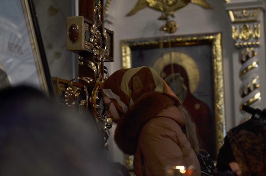 Фоторепортаж:крест-мощевик с частицей Ризы Господней и ковчег с мощами Матроны Московской уже в Гомеле, фото-6