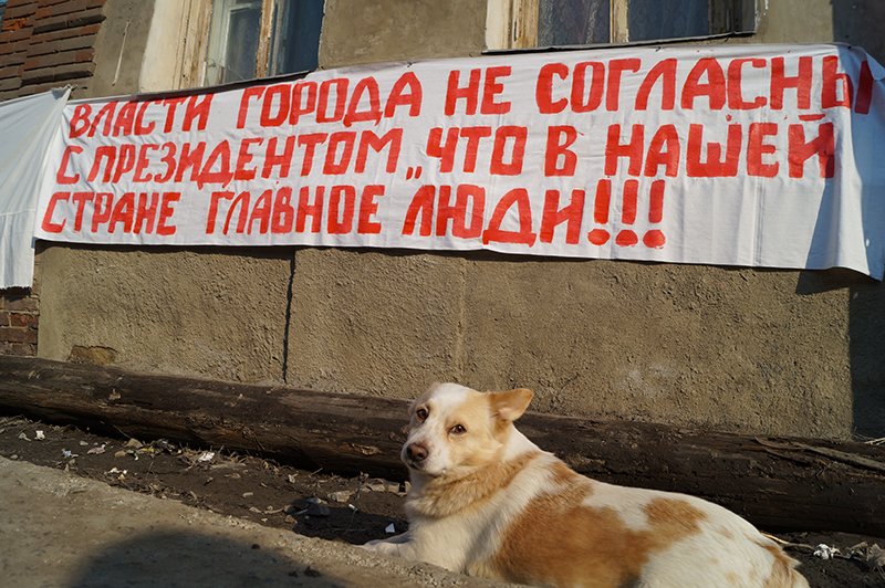 В Белгороде последние нерасселённые жильцы домов с улицы Победы нач... В Белгороде последние нерасселённые жильцы домов с улицы Победы начали голодовку (фото) - фото 3