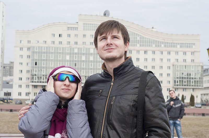 Краденое солнце. Сегодня жители белгорода наблюдали солнечное затмение (фото) - фото 1