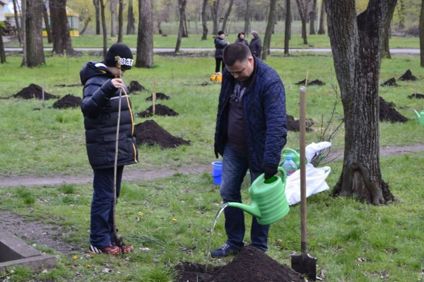 Криворожане увековечили память о погибших бойцах, посадив деревья на «Аллее Героев» (ФОТО, ВИДЕО) (фото) - фото 1 Криворожане увековечили память о погибших бойцах, посадив деревья на «Аллее Героев» (ФОТО, ВИДЕО) (фото) - фото 1