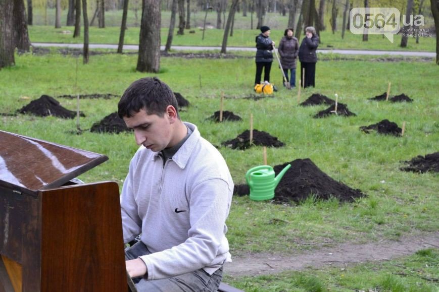 В Кривом Роге: на «Аллее Героев» посадили деревья, поймали автоугонщика и засняли машину с флагом страны-агрессора (фото) - фото 1 В Кривом Роге: на «Аллее Героев» посадили деревья, поймали автоугонщика и засняли машину с флагом страны-агрессора (фото) - фото 1