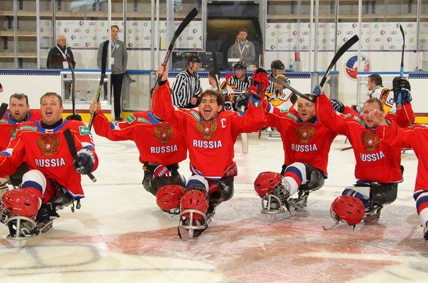 Сборная России по следж-хоккею бронзовый призёр Чемпионата мира 2015 (фото) - фото 1 Сборная России по следж-хоккею бронзовый призёр Чемпионата мира 2015 (фото) - фото 1