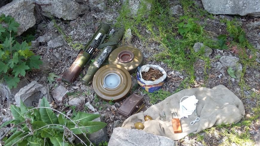 общий вид найденного схрона общий вид найденного схрона