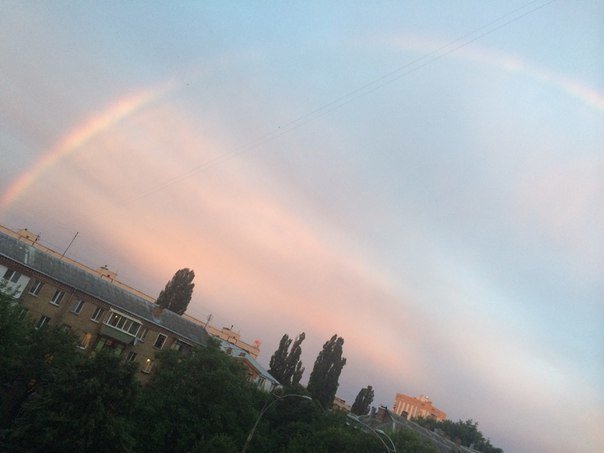 В небе над столицей видели двойную радугу (ФОТО) (фото) - фото 1