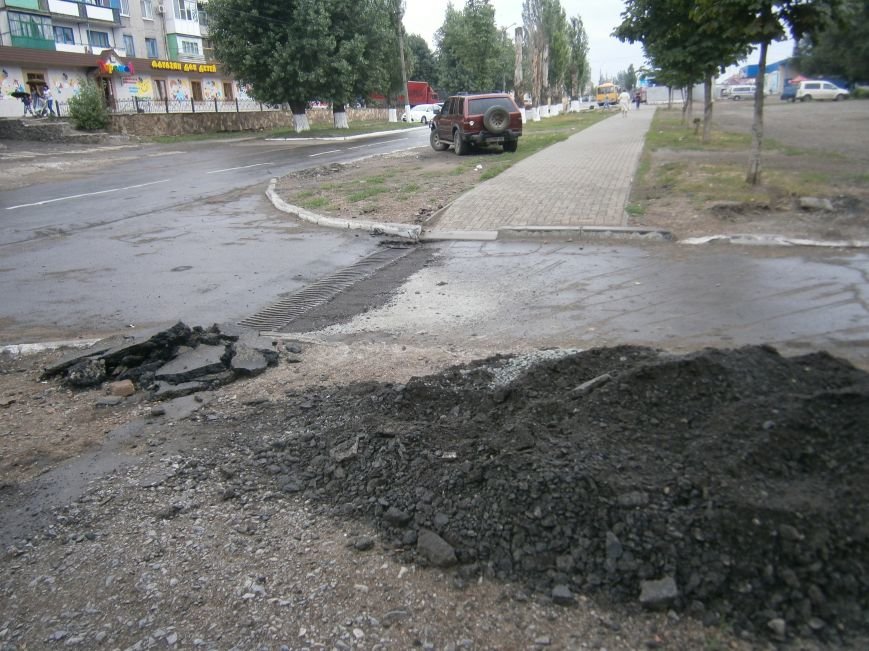 Попытка усовершенствовать ливневую систему в Димитрове – провалилас... Попытка усовершенствовать ливневую систему в Димитрове – провалилась (фото) - фото 13