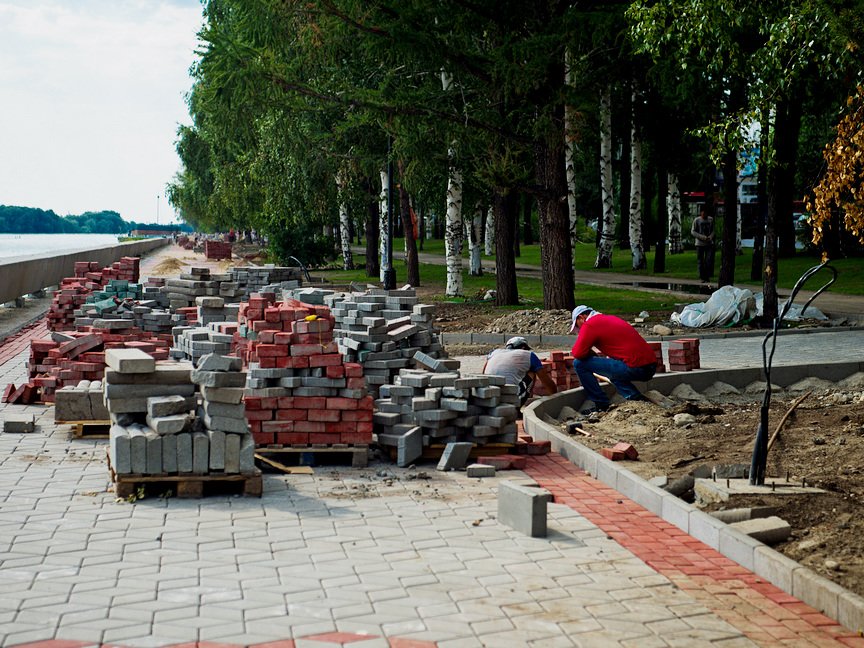 Ремонт набережной Славского Ремонт набережной Славского