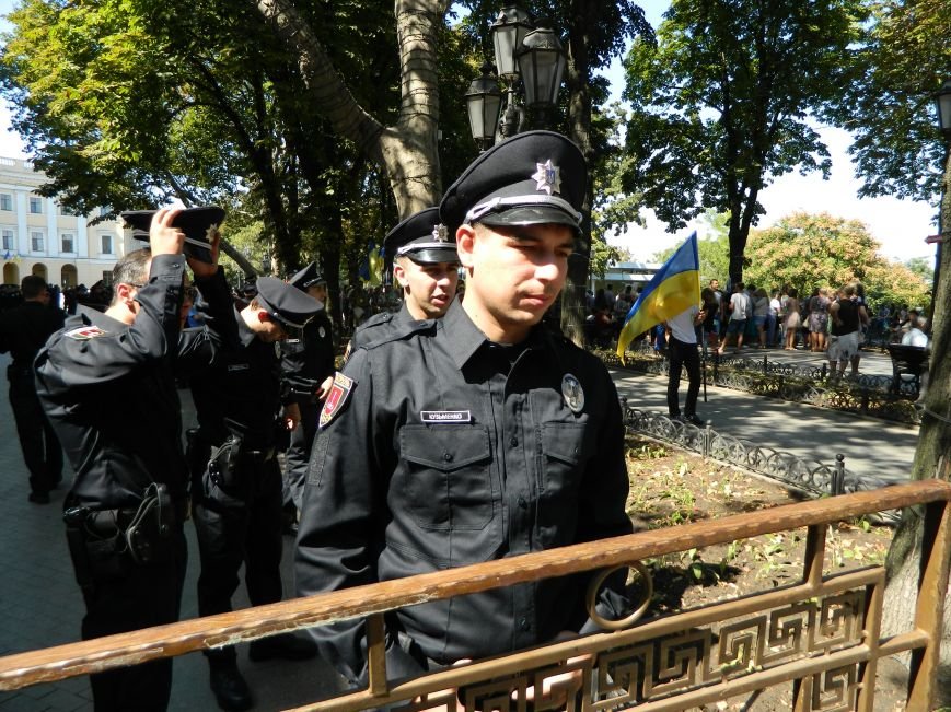 Ильичёвские активисты на принятии присяги новой одесской полиции (+... Ильичёвские активисты на принятии присяги новой одесской полиции (+фотоотчёт) (фото) - фото 4
