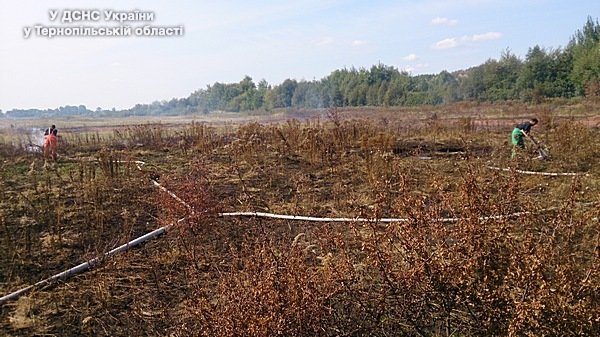 На Тернопільщині через пожежу торфу може вибухнути газопровід (фото) (фото) - фото 1 На Тернопільщині через пожежу торфу може вибухнути газопровід (фото) (фото) - фото 1