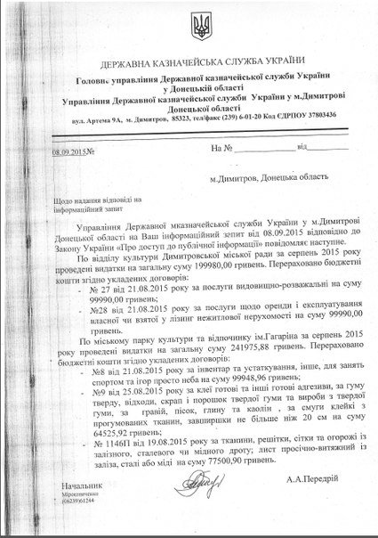 Дорогие праздники в Димитрове: 440 тысяч на ветер (фото) - фото 1 Дорогие праздники в Димитрове: 440 тысяч на ветер (фото) - фото 1