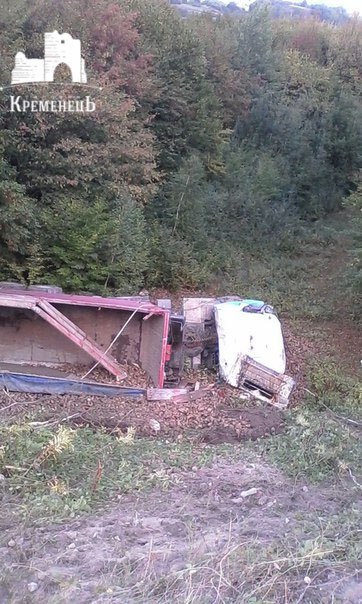 На Тернопільщині зробила сальто вантажівка з буряками (фото) (фото) - фото 1 На Тернопільщині зробила сальто вантажівка з буряками (фото) (фото) - фото 1