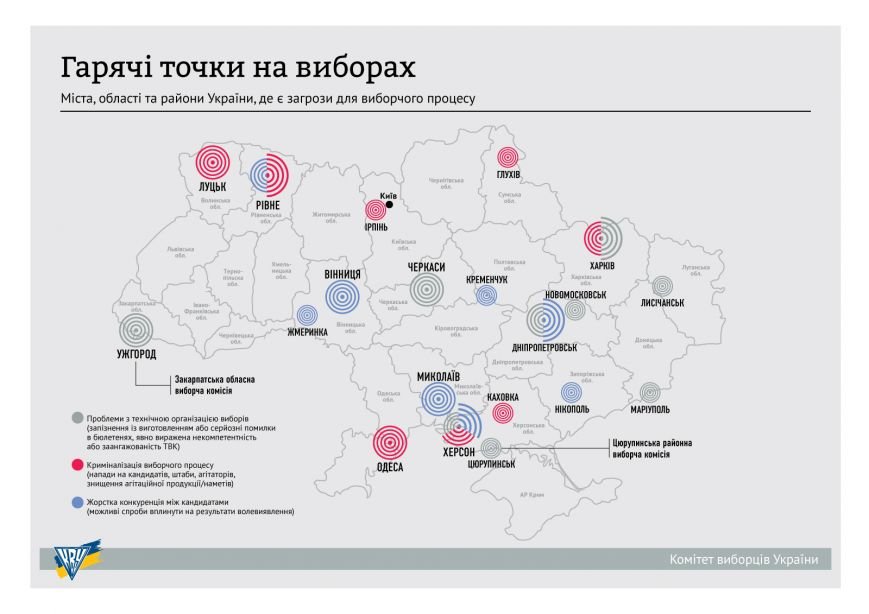 Місто Глухів потрапив до 20-тки «гарячих точок» на виборах (фото) - фото 1 Місто Глухів потрапив до 20-тки «гарячих точок» на виборах (фото) - фото 1