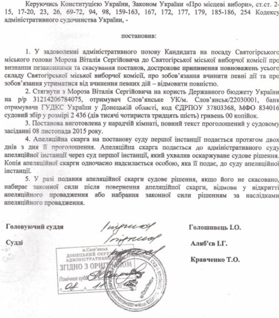 постанова постанова