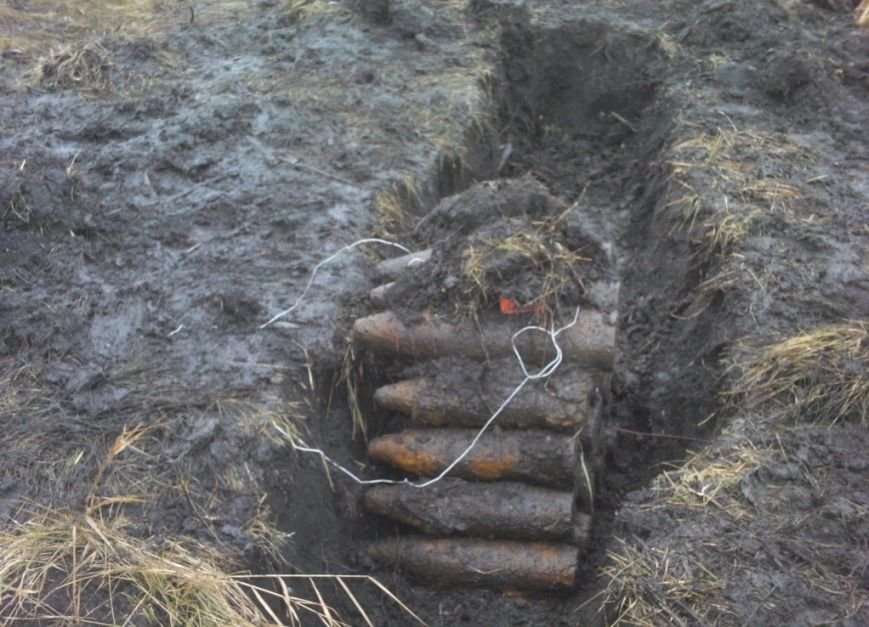 Шесть десятков опасных снарядов нашли в Черниговской области (фото) - фото 1 Шесть десятков опасных снарядов нашли в Черниговской области (фото) - фото 1