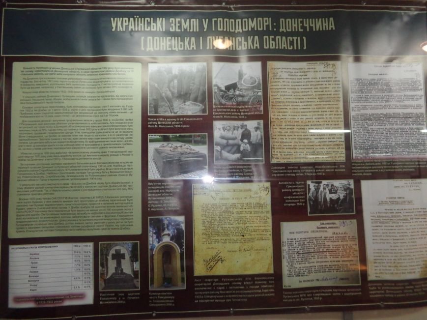 Красноармейский исторический музей представил информационную выставку, посвященную жертвам зверств Голодомора (фото) - фото 1 Красноармейский исторический музей представил информационную выставку, посвященную жертвам зверств Голодомора (фото) - фото 1