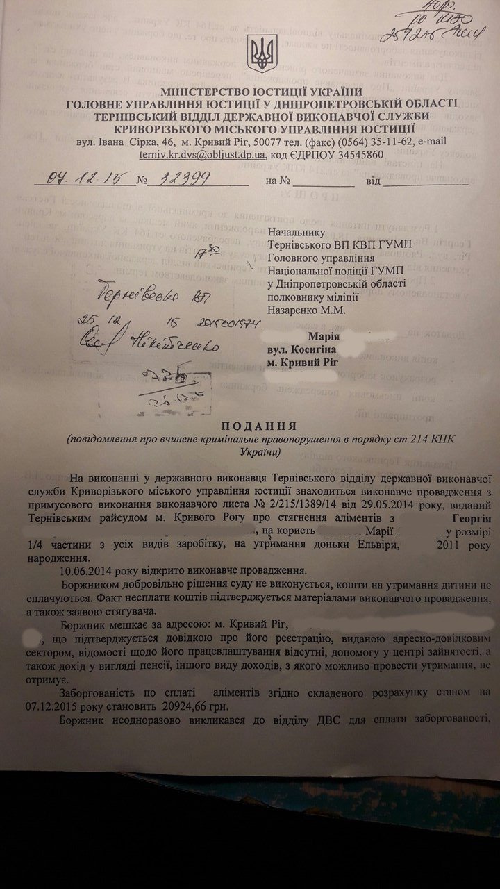 Неперспективный клиент: криворожанке отказали во взыскании алиментов, так как отец ребенка числится безработным (фото) - фото 1 Неперспективный клиент: криворожанке отказали во взыскании алиментов, так как отец ребенка числится безработным (фото) - фото 1