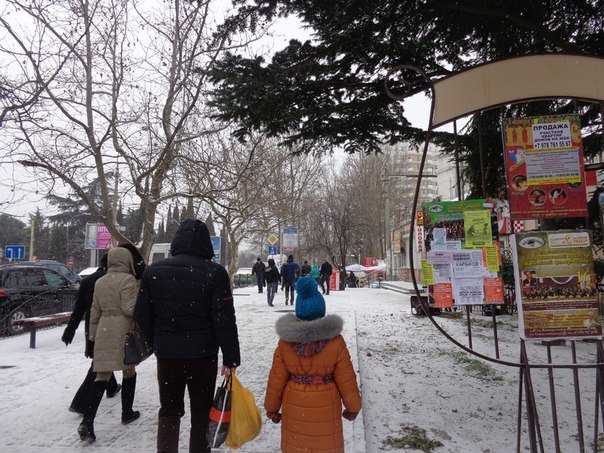 Такого снегопада... В Ялте как всегда не ждали (фото) - фото 2 Такого снегопада... В Ялте как всегда не ждали (фото) - фото 2