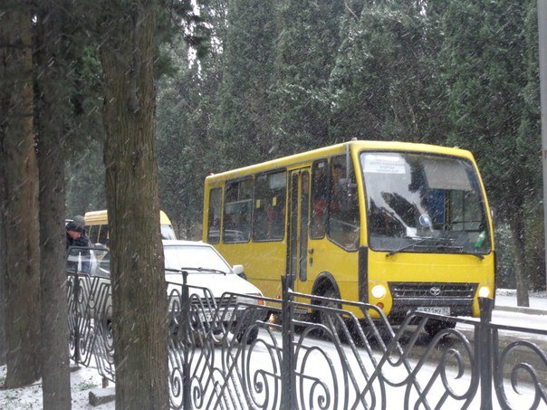 Такого снегопада... В Ялте как всегда не ждали (фото) - фото 6 Такого снегопада... В Ялте как всегда не ждали (фото) - фото 6