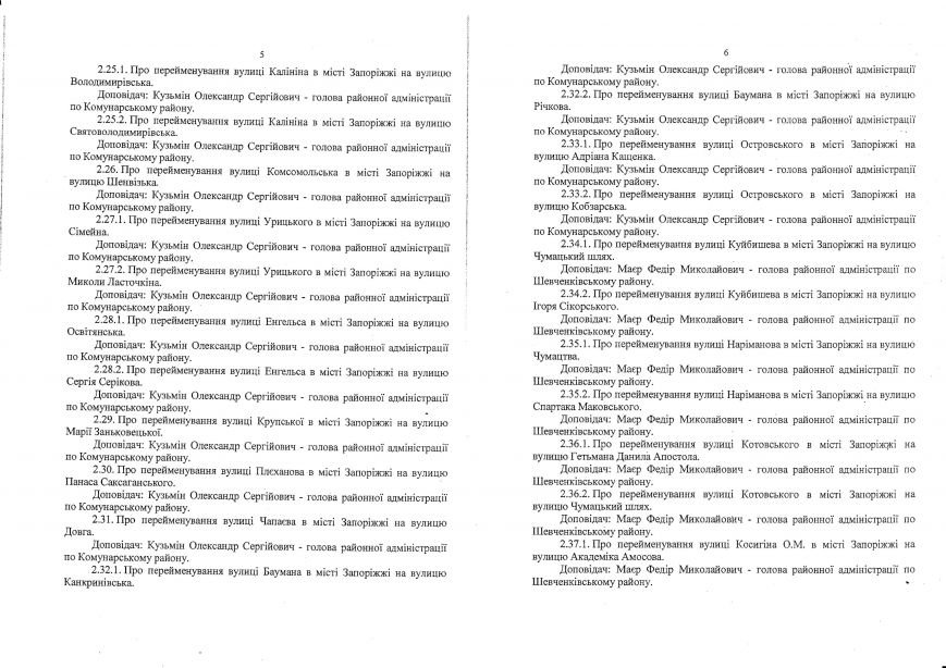 Декоммунизационная сессия Запорожского горсовета состоится 19 февраля (фото) - фото 3 Декоммунизационная сессия Запорожского горсовета состоится 19 февраля (фото) - фото 3