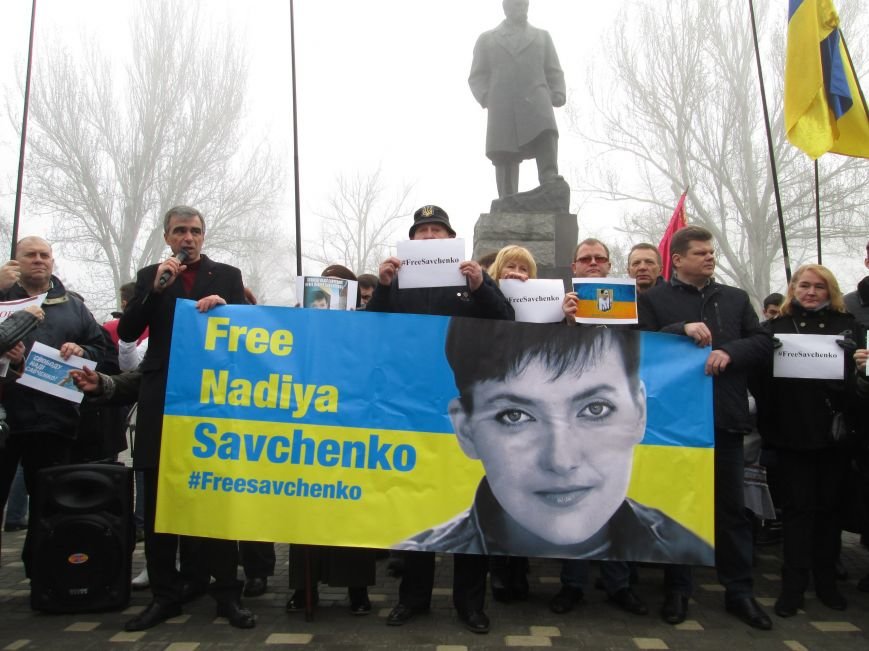 #FreeSavcheno: Одесситы начали марафон по поддержке Надежды Савченко (ФОТО, ВИДЕО) (фото) - фото 1