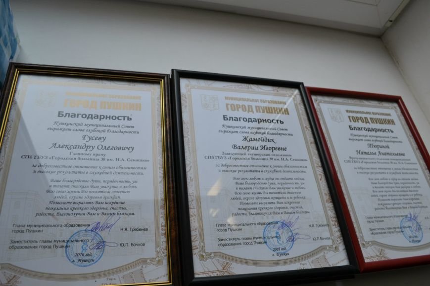 Врачей из Пушкинского роддома поблагодарили за их важную и высокую миссию (фото) - фото 1 Врачей из Пушкинского роддома поблагодарили за их важную и высокую миссию (фото) - фото 1