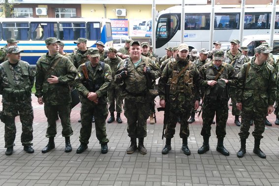 Бойцы батальона Бойцы батальона