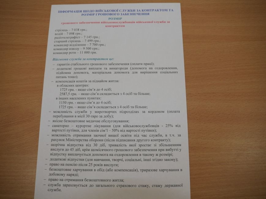 Усе про зарплати тернопільських військових, які служитимуть за контрактом (фото) - фото 1 Усе про зарплати тернопільських військових, які служитимуть за контрактом (фото) - фото 1