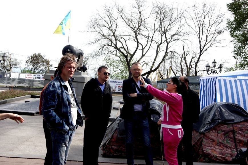 Труханов показал детям из Регенсбурга майдан против себя (ФОТО) (фото) - фото 1