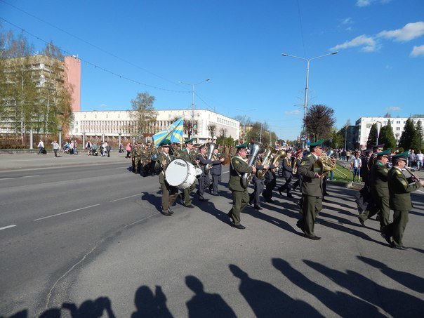 «Победные марши» звучали на главной улице Новополоцка (+ фото), фото-7